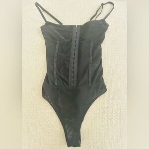 Olivaceous Black Bodysuit Size S